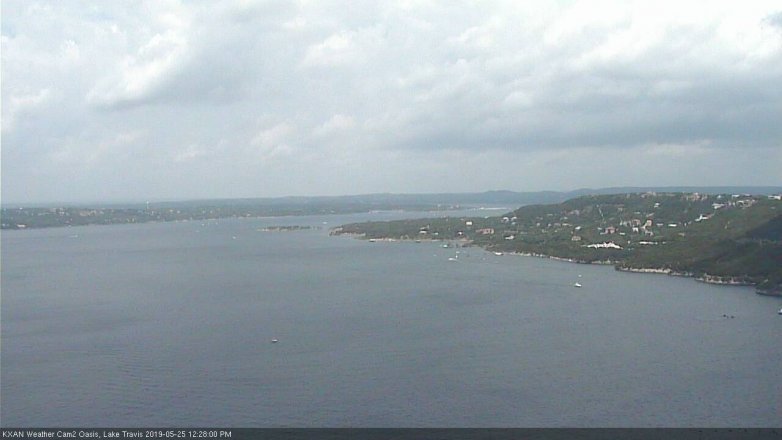 Lake Travis webcam, May 25, 2019 11:30 AM CT