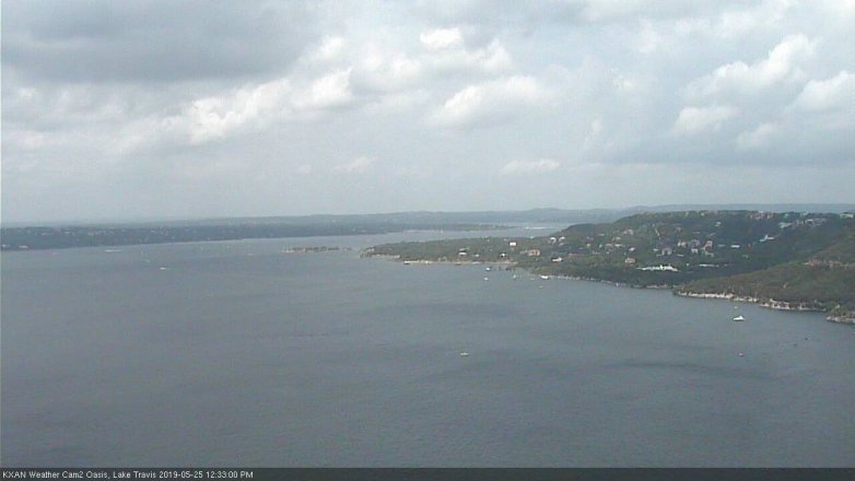 Lake Travis webcam, May 25, 2019 11:35 AM CT
