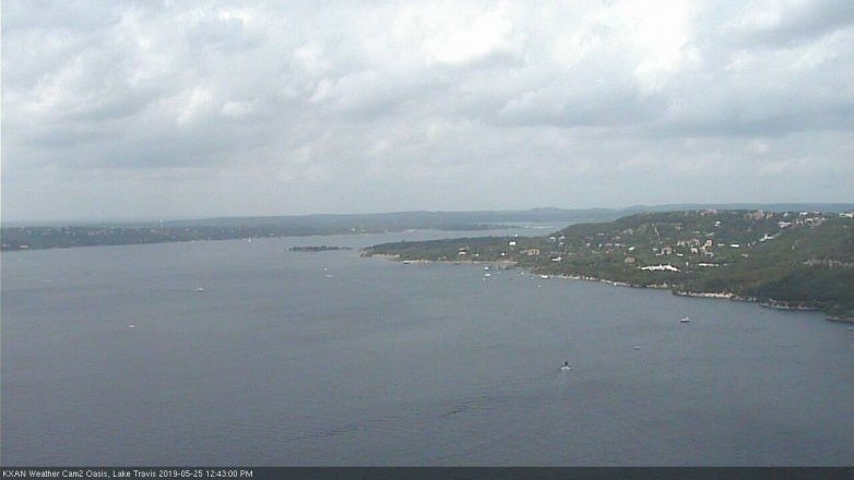 Lake Travis webcam, May 25, 2019 11:45 AM CT