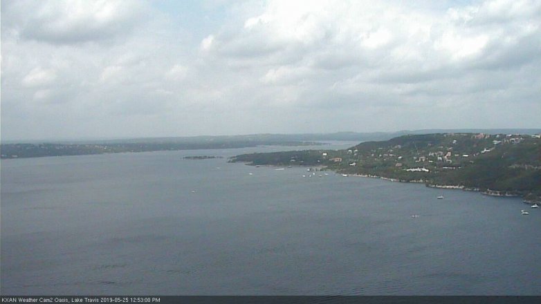 Lake Travis webcam, May 25, 2019 11:55 AM CT