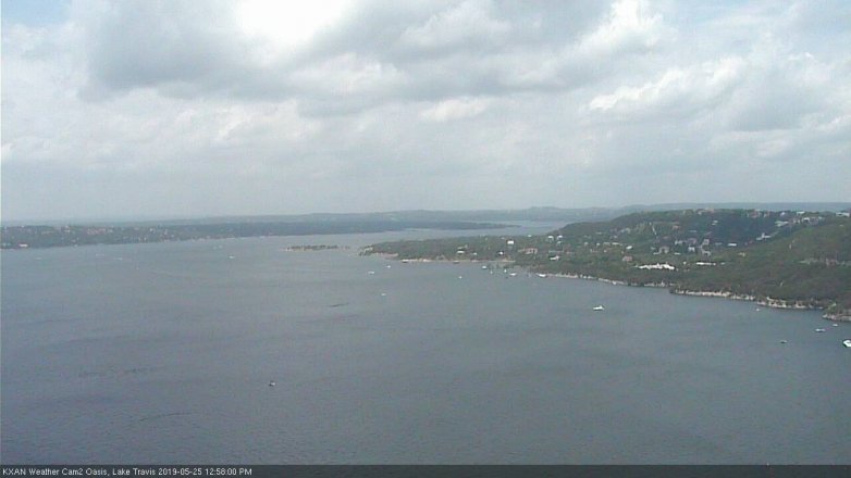 Lake Travis webcam, May 25, 2019 12:00 PM CT
