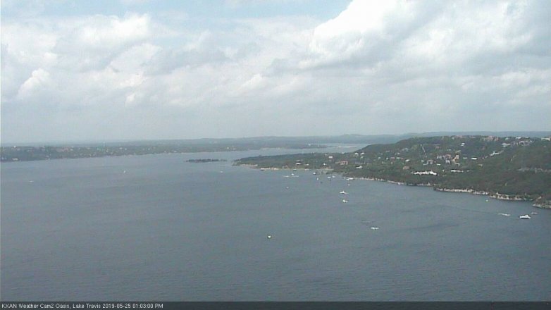 Lake Travis webcam, May 25, 2019 12:05 PM CT