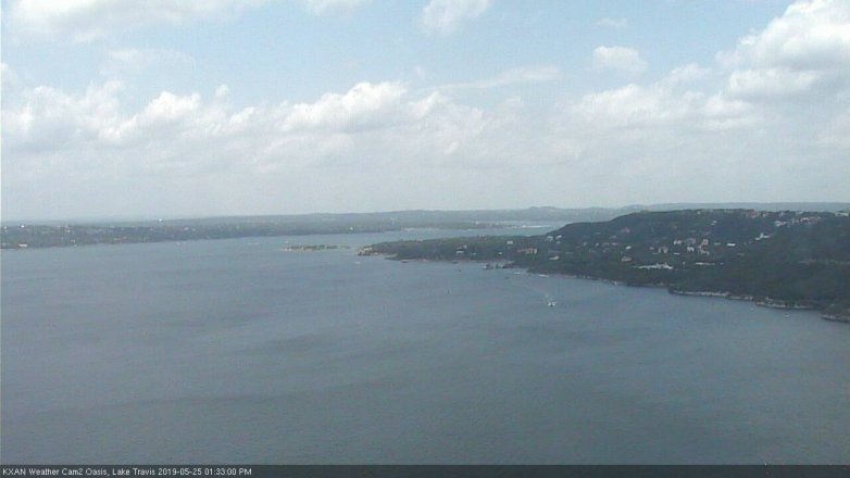 Lake Travis webcam, May 25, 2019 12:35 PM CT