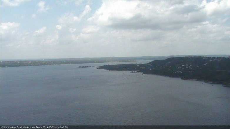 Lake Travis webcam, May 25, 2019 12:45 PM CT