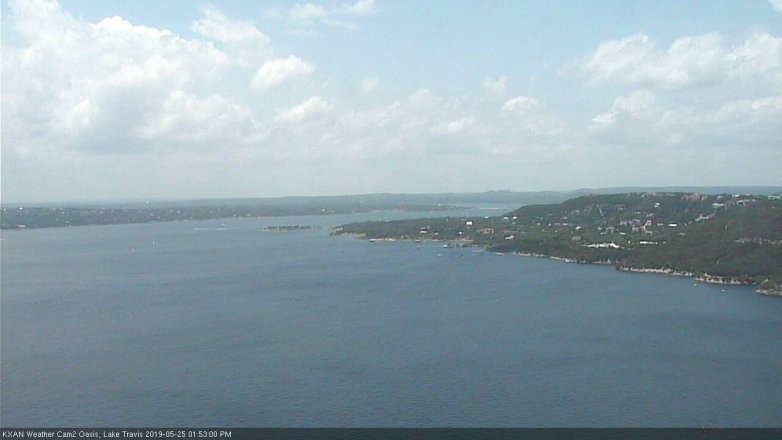 Lake Travis webcam, May 25, 2019 12:55 PM CT