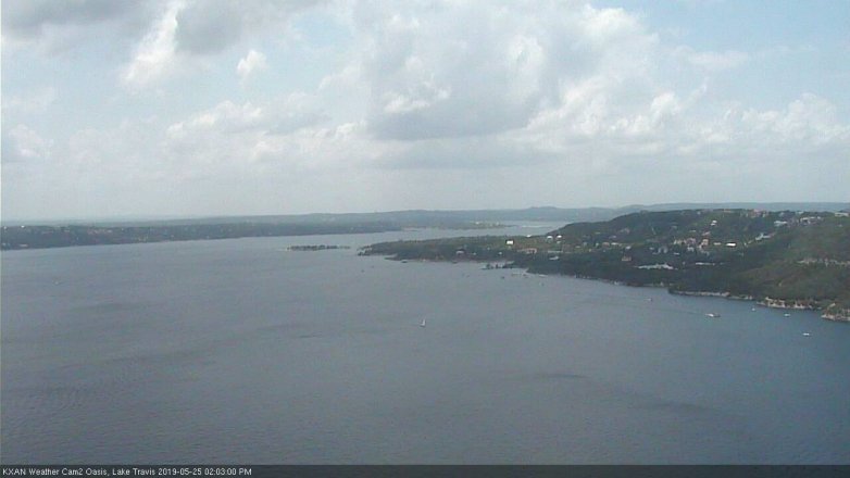 Lake Travis webcam, May 25, 2019 1:05 PM CT