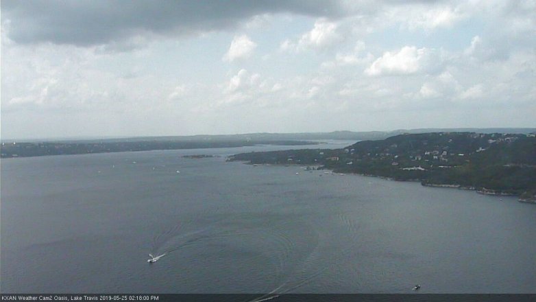 Lake Travis webcam, May 25, 2019 1:20 PM CT