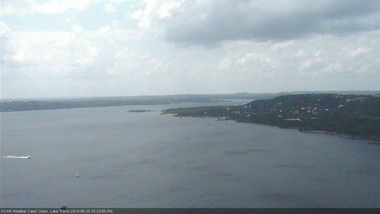 Lake Travis webcam, May 25, 2019 1:25 PM CT