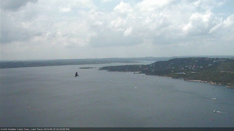 Lake Travis webcam, May 25, 2019 1:45 PM CT
