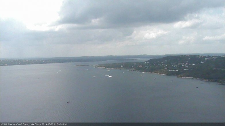 Lake Travis webcam, May 25, 2019 1:55 PM CT