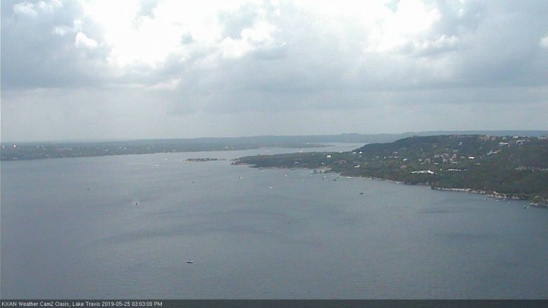 Lake Travis webcam, May 25, 2019 2:05 PM CT