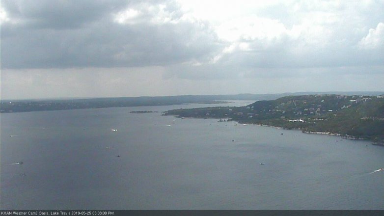 Lake Travis webcam, May 25, 2019 2:10 PM CT