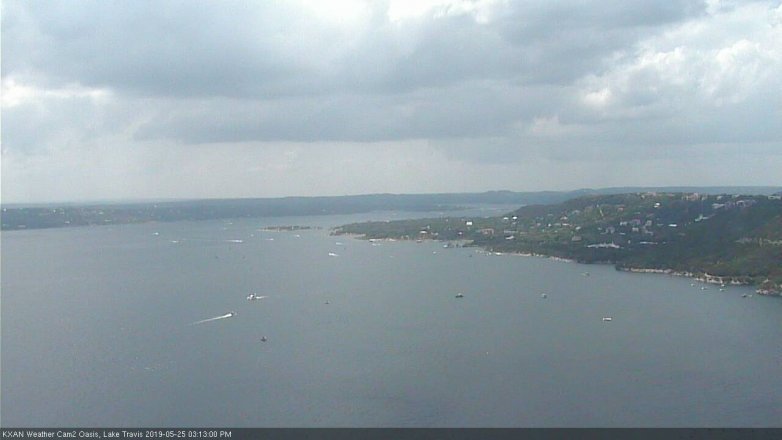 Lake Travis webcam, May 25, 2019 2:15 PM CT