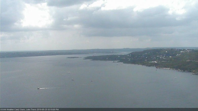 Lake Travis webcam, May 25, 2019 2:20 PM CT
