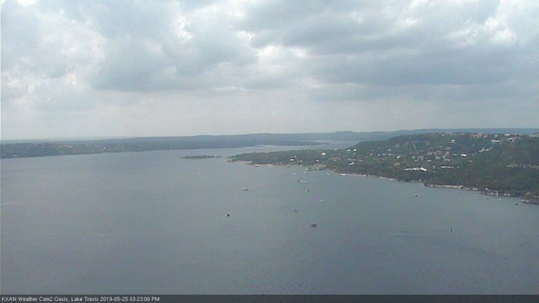 Lake Travis webcam, May 25, 2019 2:25 PM CT