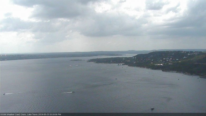 Lake Travis webcam, May 25, 2019 2:30 PM CT