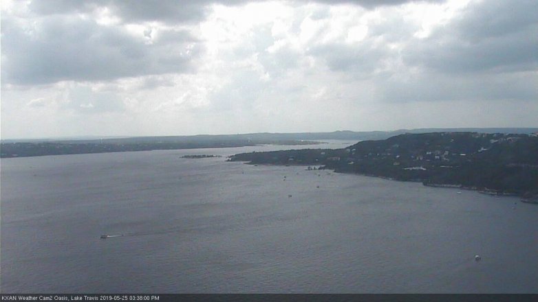 Lake Travis webcam, May 25, 2019 2:40 PM CT