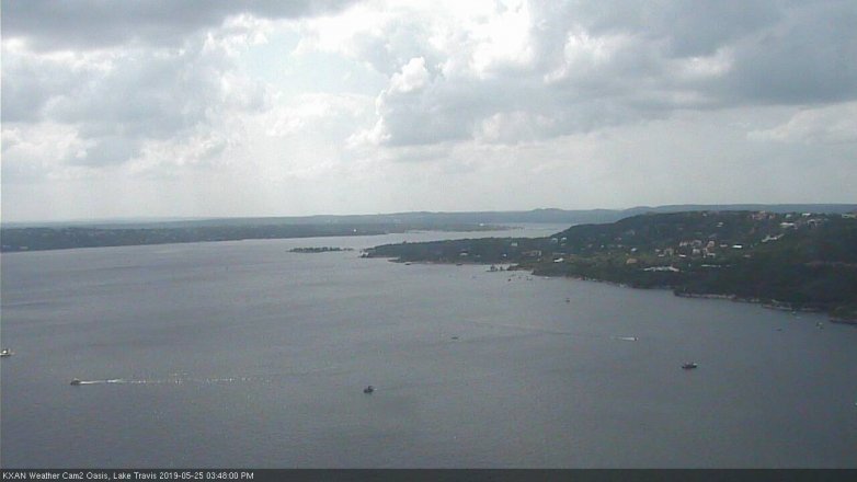 Lake Travis webcam, May 25, 2019 2:50 PM CT