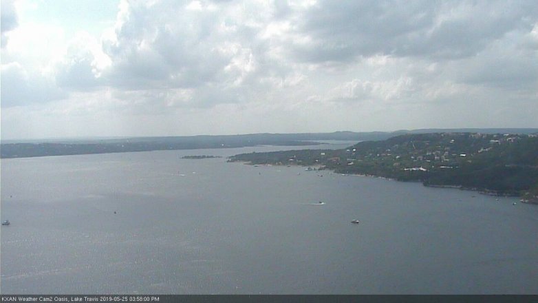 Lake Travis webcam, May 25, 2019 3:00 PM CT