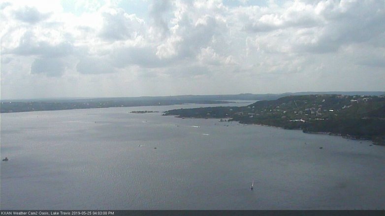 Lake Travis webcam, May 25, 2019 3:05 PM CT