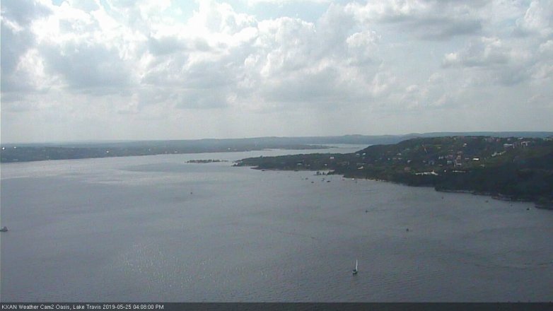 Lake Travis webcam, May 25, 2019 3:10 PM CT