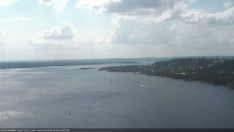 Lake Travis webcam, May 25, 2019 3:25 PM CT