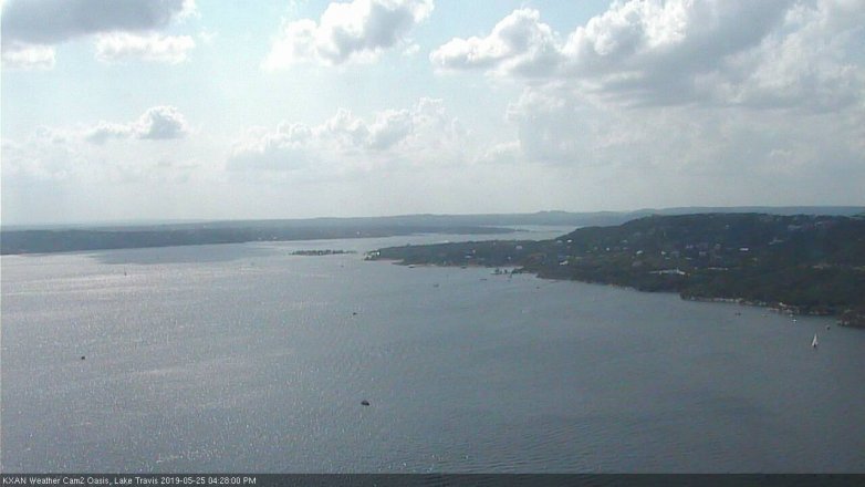 Lake Travis webcam, May 25, 2019 3:30 PM CT