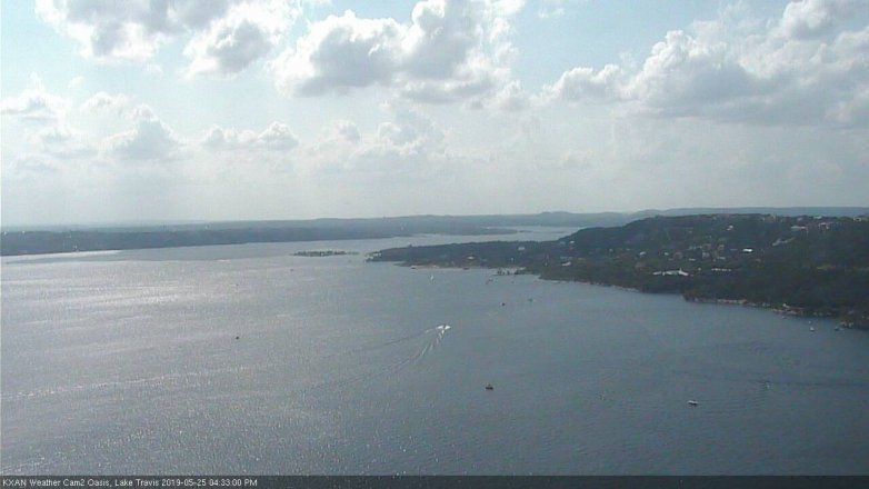 Lake Travis webcam, May 25, 2019 3:35 PM CT