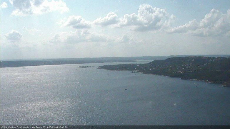 Lake Travis webcam, May 25, 2019 3:40 PM CT