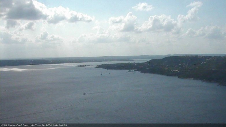 Lake Travis webcam, May 25, 2019 3:45 PM CT