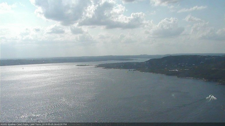 Lake Travis webcam, May 25, 2019 3:50 PM CT