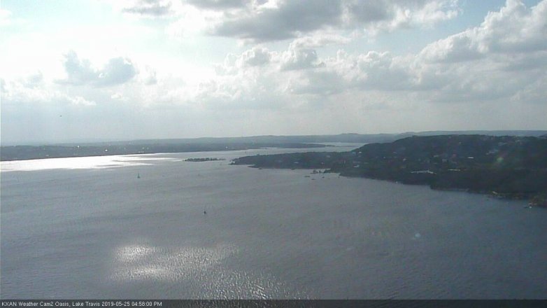 Lake Travis webcam, May 25, 2019 4:00 PM CT