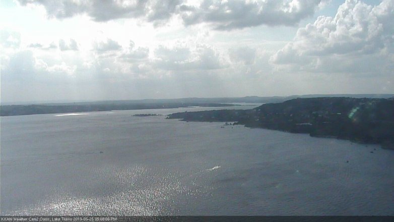 Lake Travis webcam, May 25, 2019 4:10 PM CT
