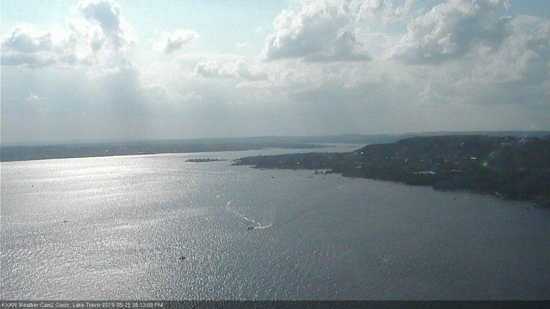 Lake Travis webcam, May 25, 2019 4:15 PM CT