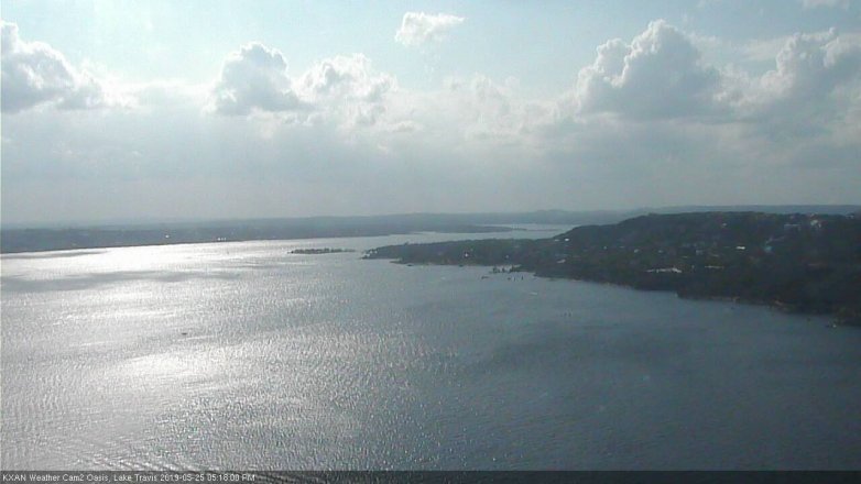 Lake Travis webcam, May 25, 2019 4:20 PM CT