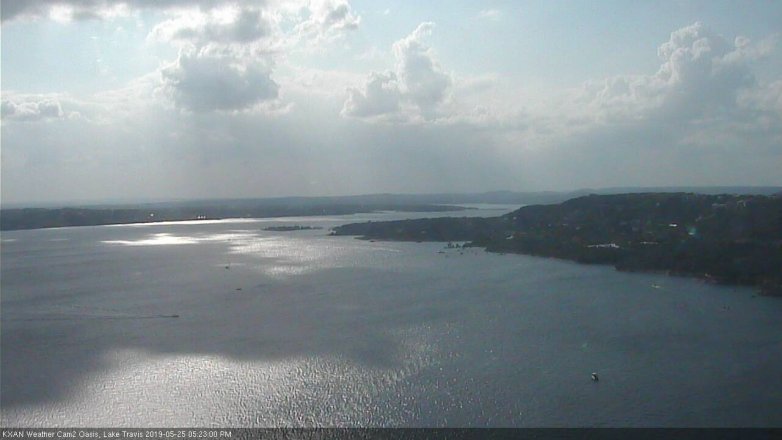 Lake Travis webcam, May 25, 2019 4:25 PM CT