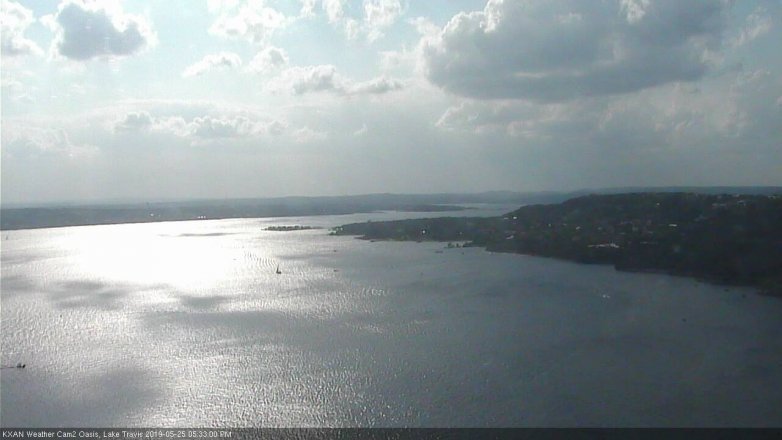 Lake Travis webcam, May 25, 2019 4:35 PM CT