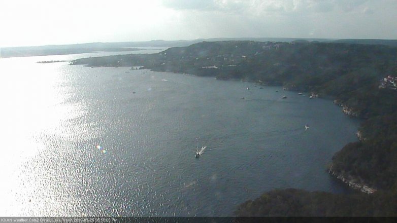 Lake Travis webcam, May 25, 2019 4:55 PM CT