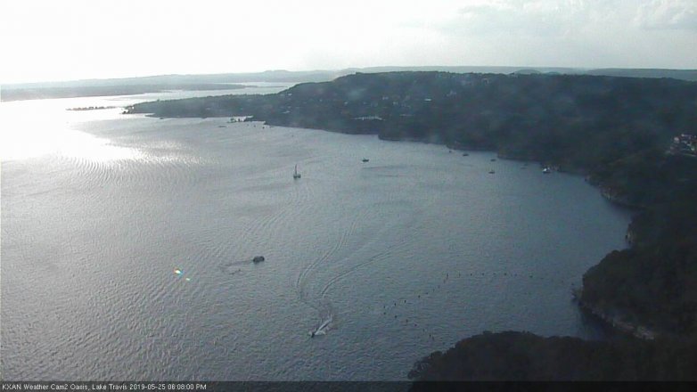 Lake Travis webcam, May 25, 2019 5:10 PM CT