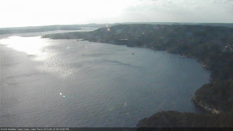 Lake Travis webcam, May 25, 2019 5:20 PM CT