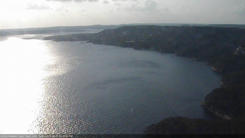 Lake Travis webcam, May 25, 2019 5:40 PM CT