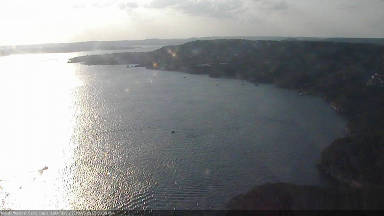 Lake Travis webcam, May 25, 2019 5:55 PM CT