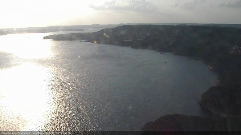 Lake Travis webcam, May 25, 2019 6:05 PM CT