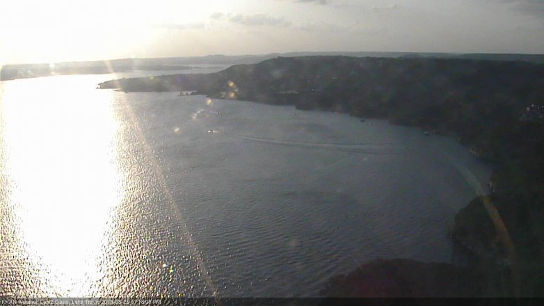 Lake Travis webcam, May 25, 2019 6:20 PM CT
