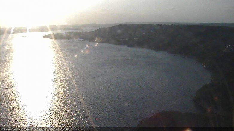Lake Travis webcam, May 25, 2019 6:35 PM CT
