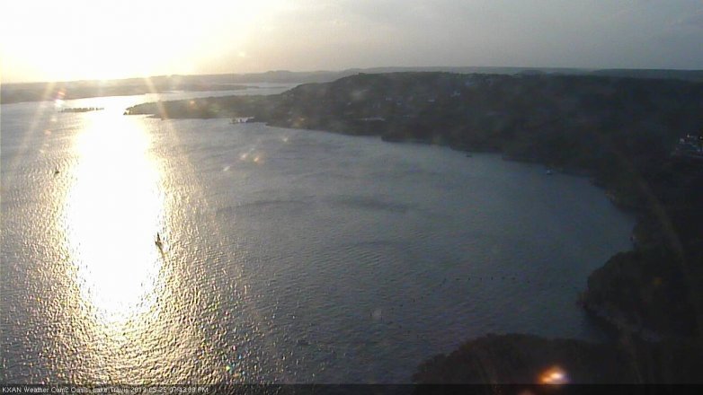 Lake Travis webcam, May 25, 2019 6:45 PM CT