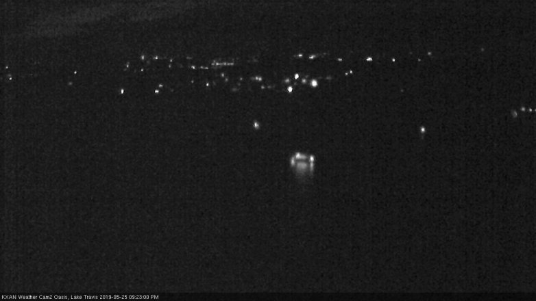 Lake Travis webcam, May 25, 2019 8:25 PM CT