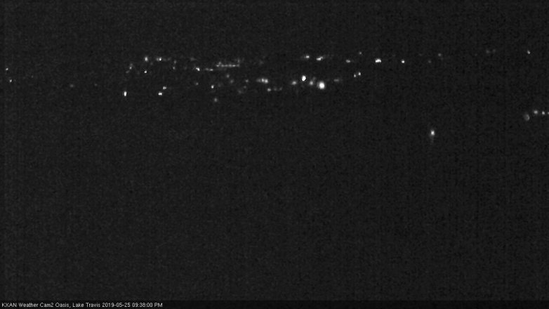 Lake Travis webcam, May 25, 2019 8:40 PM CT