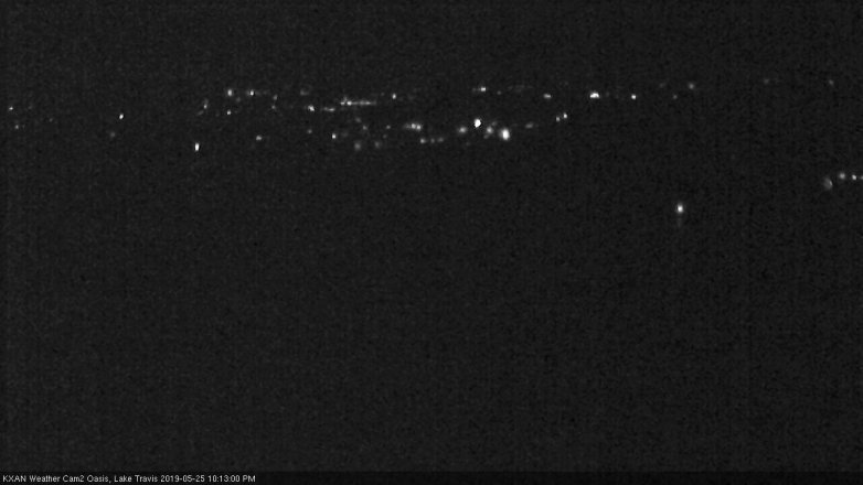 Lake Travis webcam, May 25, 2019 9:15 PM CT