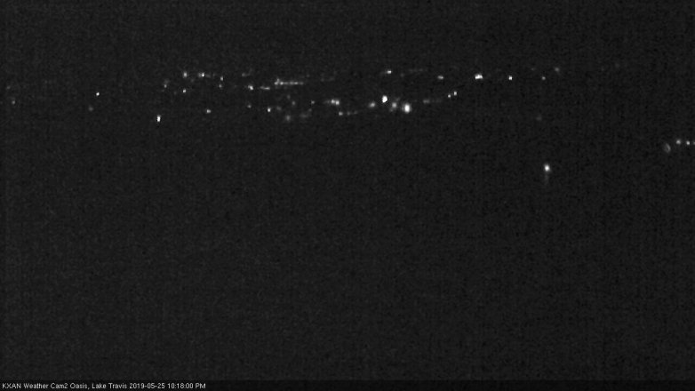 Lake Travis webcam, May 25, 2019 9:20 PM CT